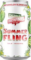 Cherry St Brewing Summer Fling Watermelon 6pk Cans*